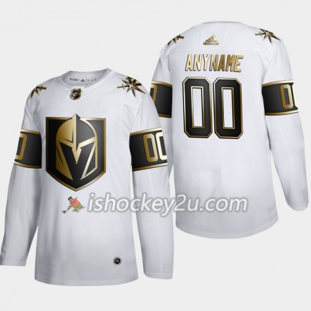 Mænd NHL Vegas Golden Knights Trøje Tilpasset Adidas 2019-20 Golden Edition Hvid Authentic
